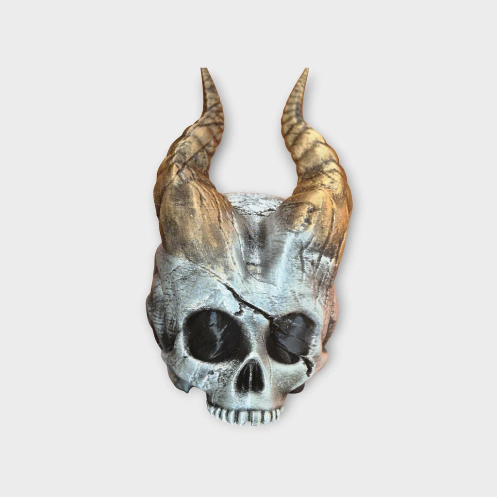 Gotisk vædderkranium med horn