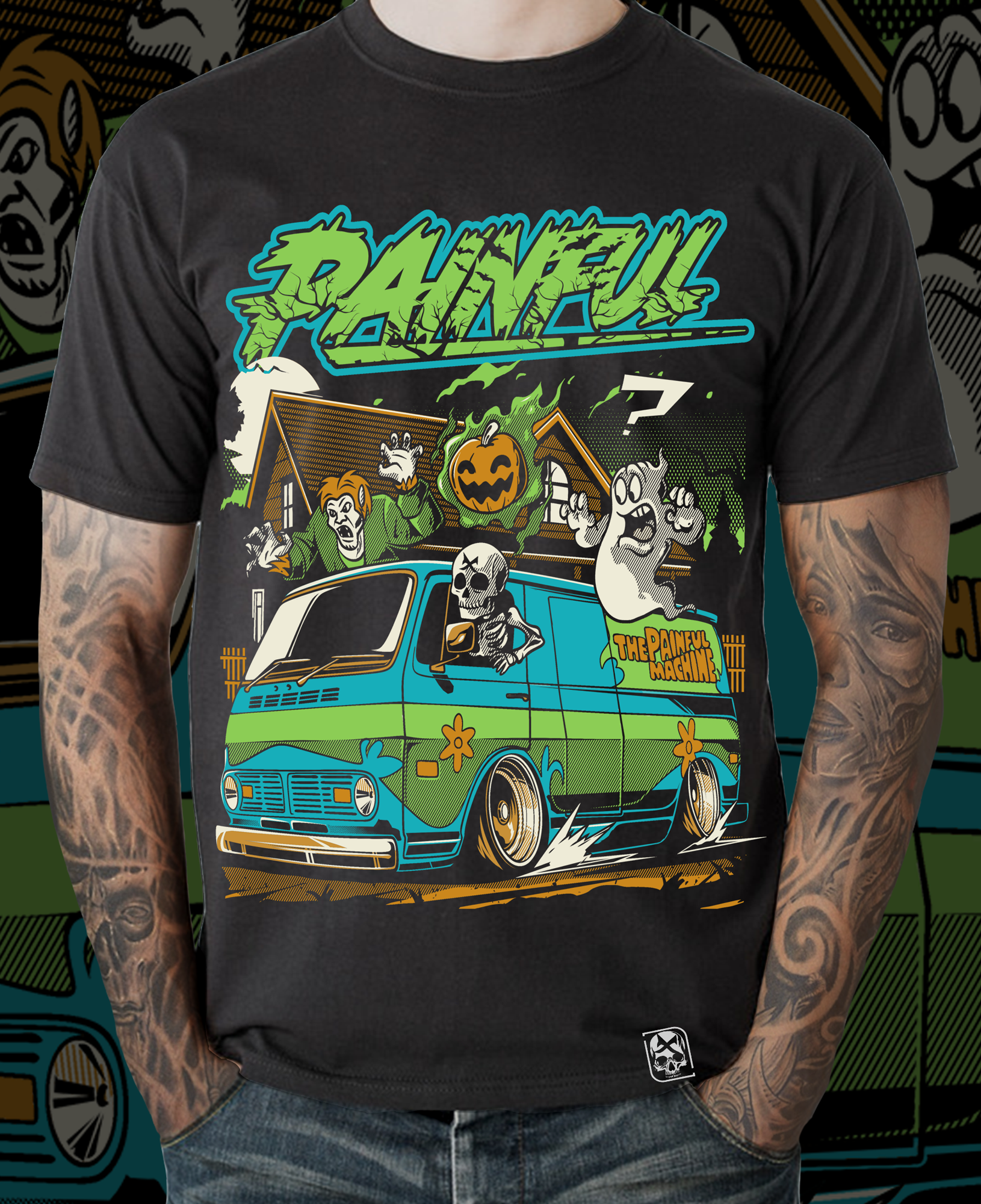 Painful Clothing – T-shirt Mystery Machine