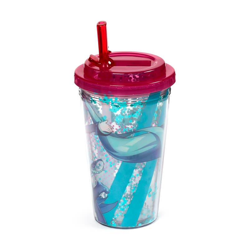 Hatsune Miku – Dobbeltvægget kop med låg og sugerør – 500 ml
