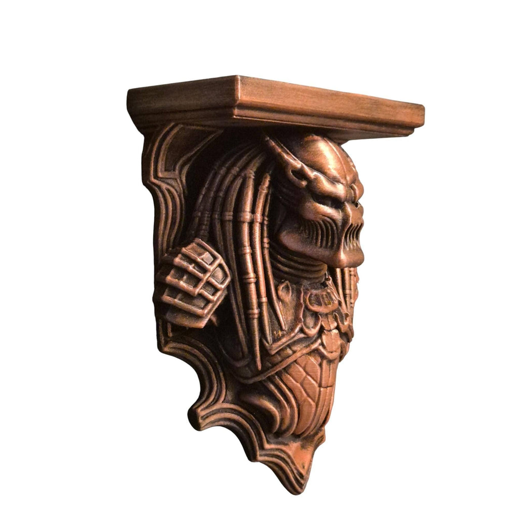 Predator Warrior væghylde i bronze