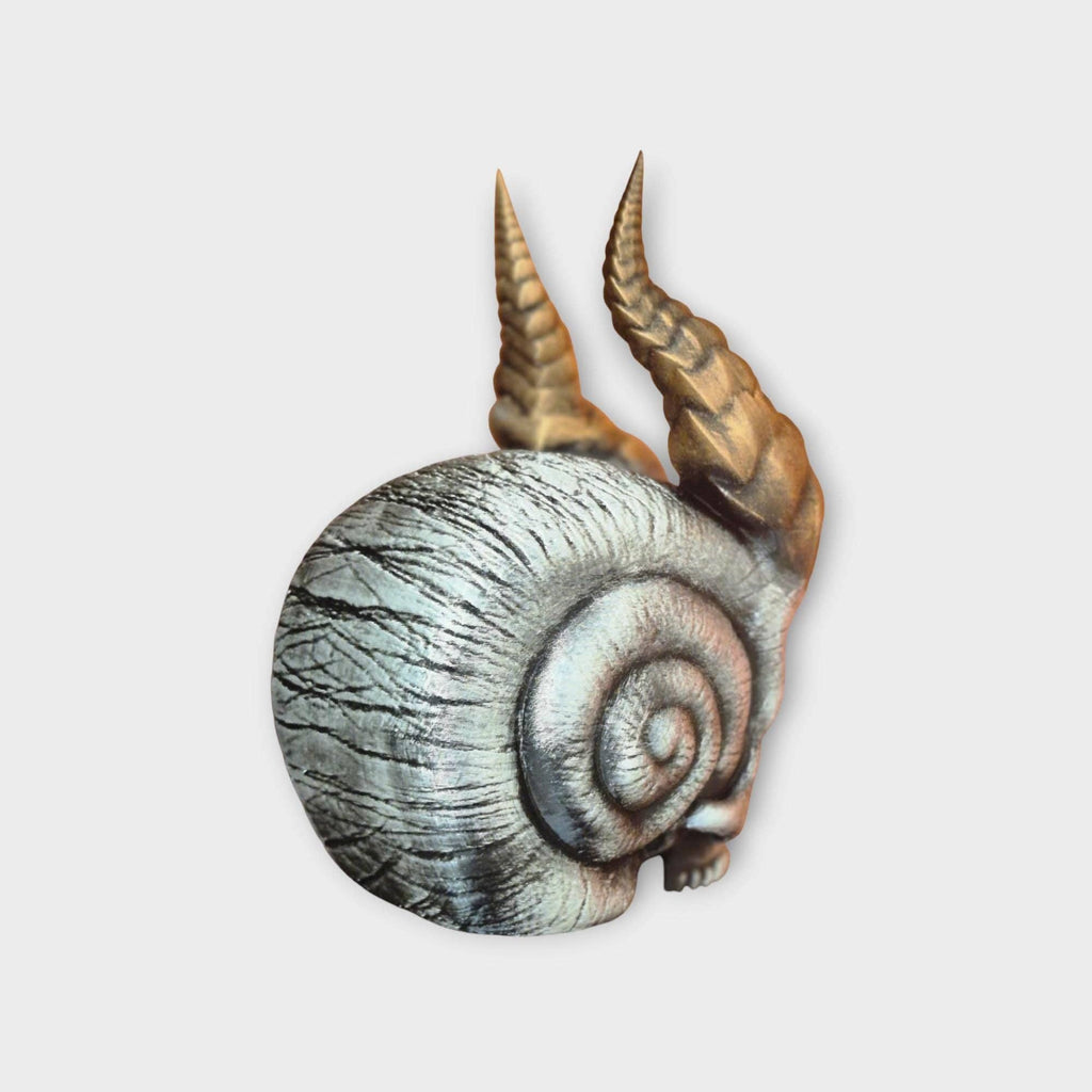 Gotisk vædderkranium med horn
