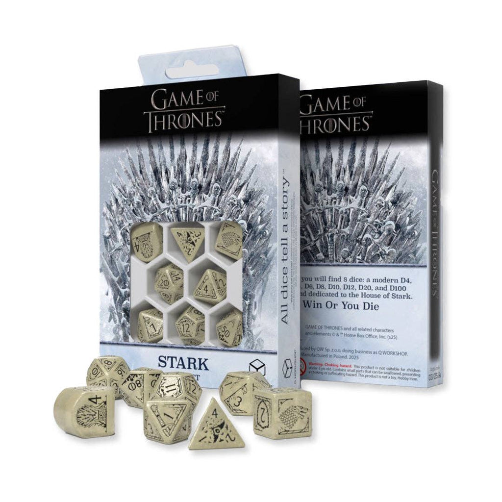 Game of Thrones Stark Terningsæt – House Stark | Q-Workshop
