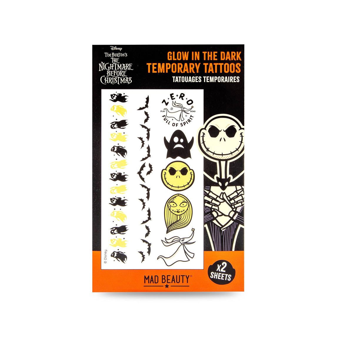 Nightmare Before Christmas – Midlertidige krops-tatoveringer