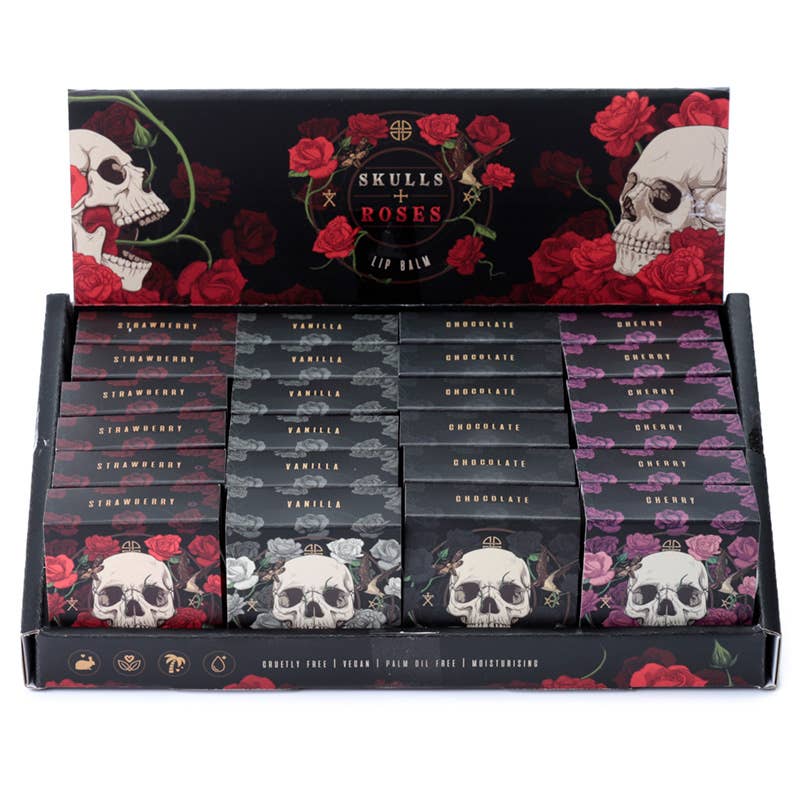 Skulls and Roses Læbepomade i Tinæske