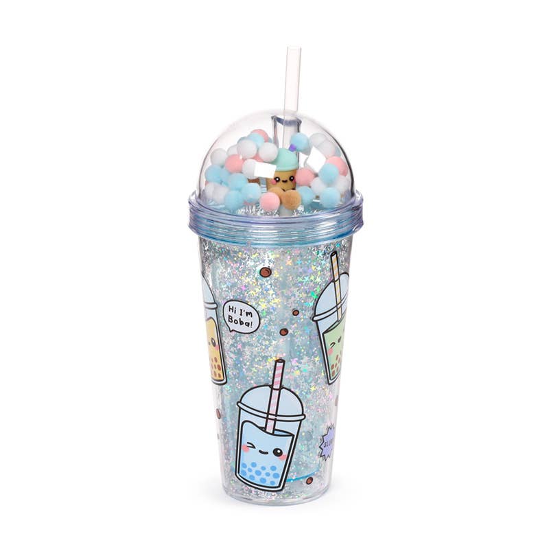 Foodiemals Bubble Tea Kop med Sugerør & Charms – Puckator