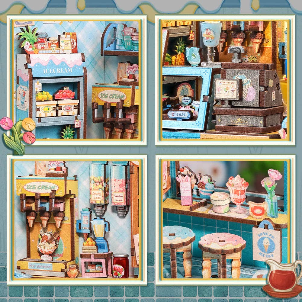 Bella's Ice Cream - Book Nook fra CUTEBEE