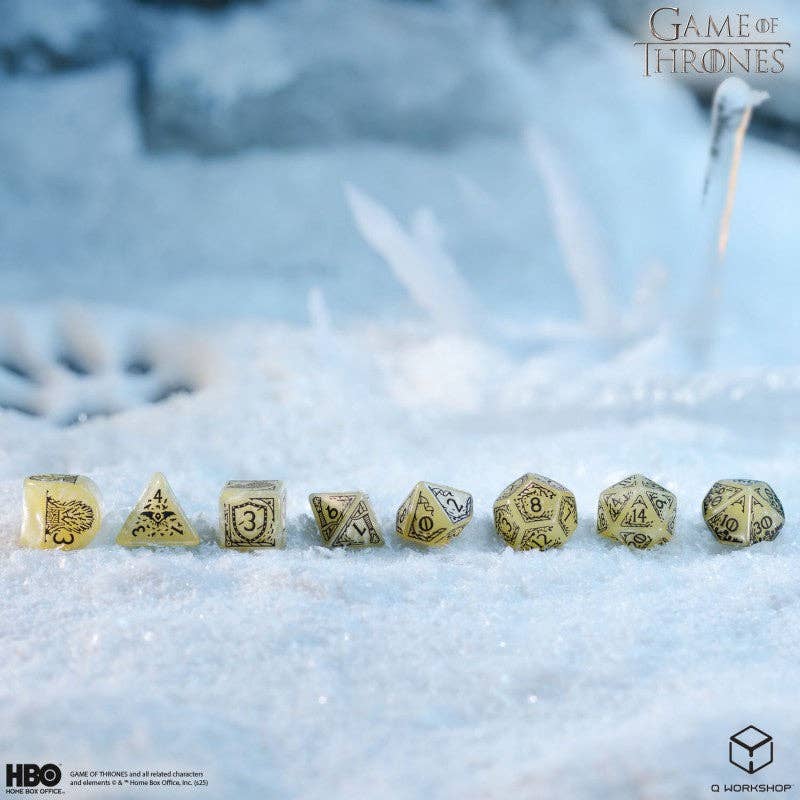 Game of Thrones Stark Terningsæt – House Stark | Q-Workshop
