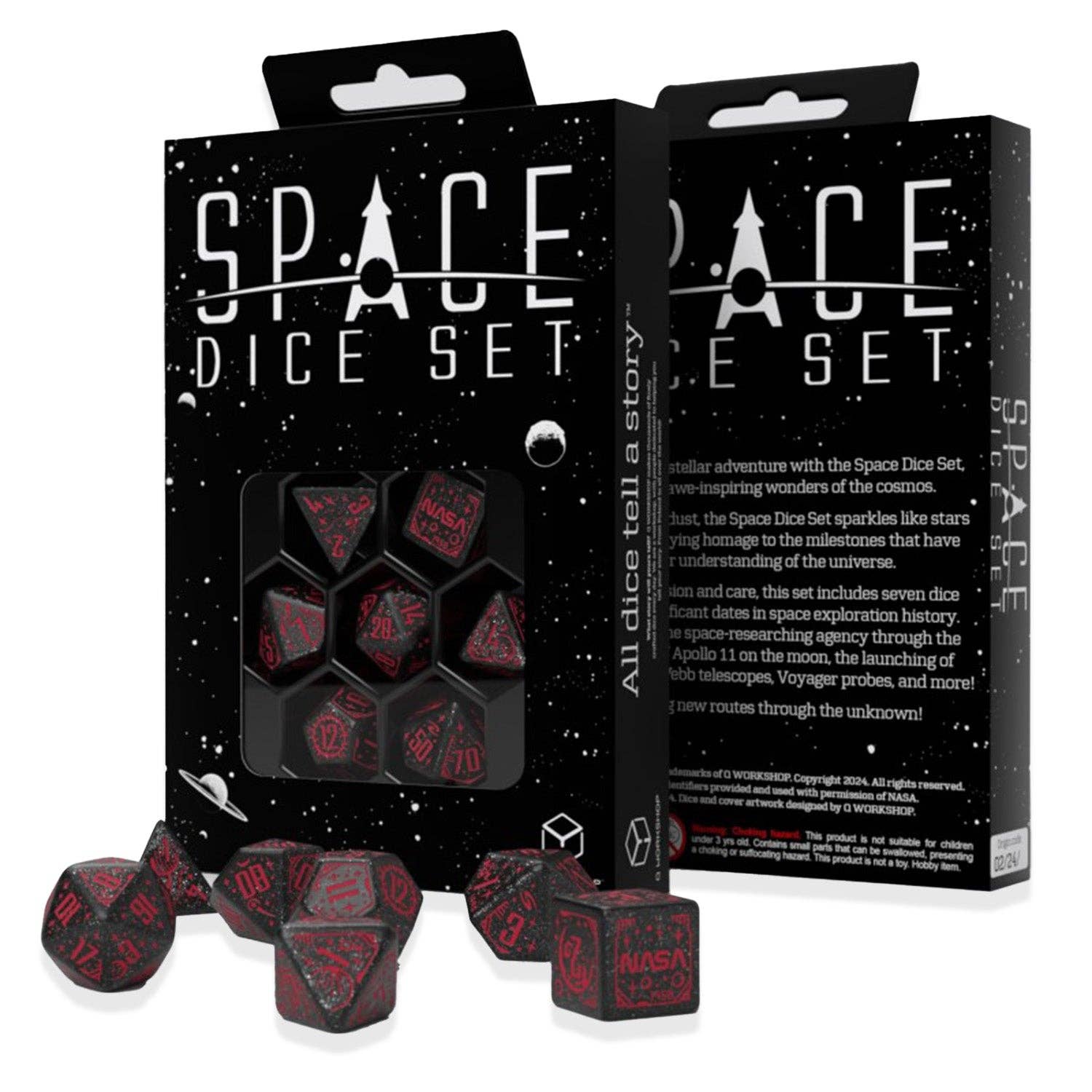 Space Dice Set Voyager fra Q-Workshop