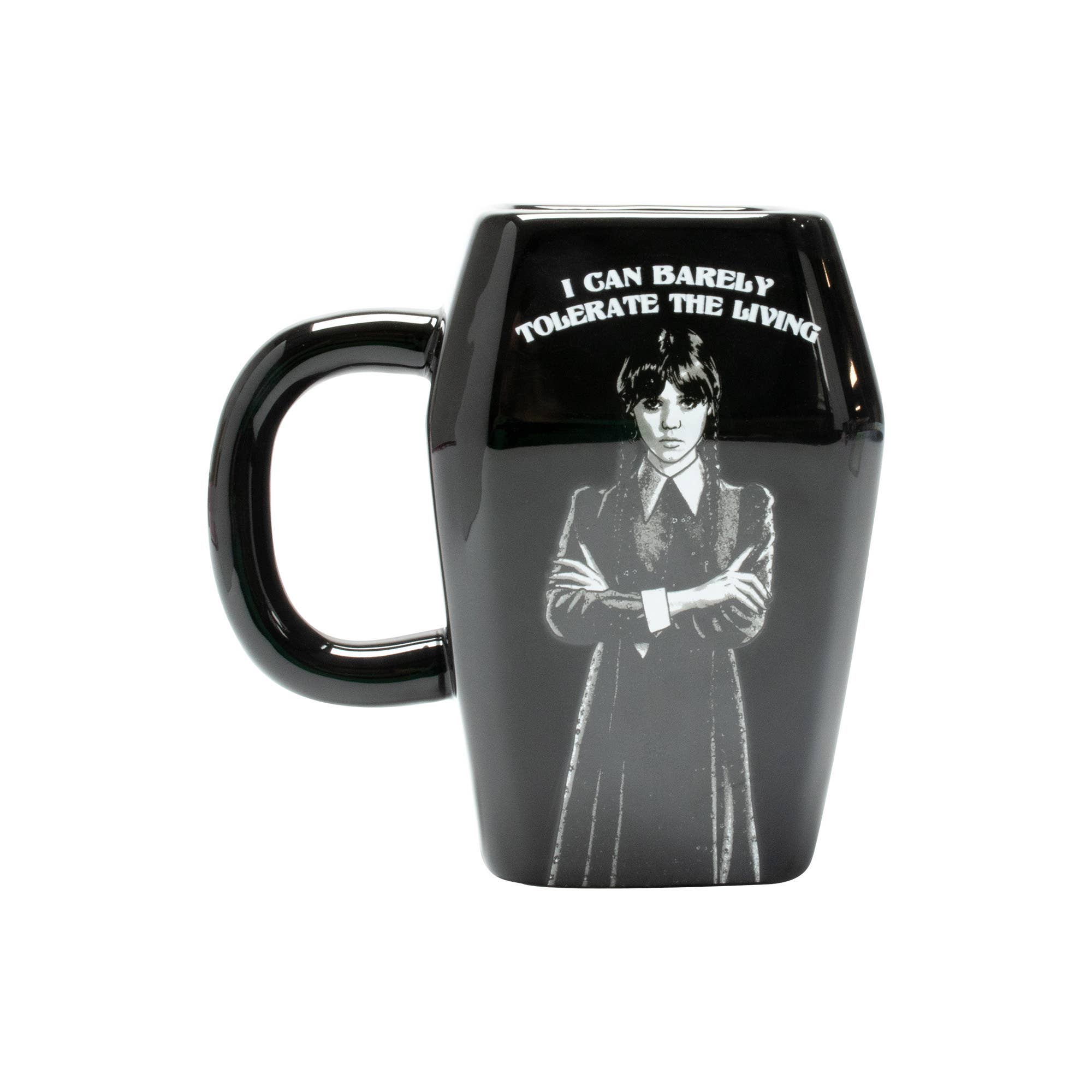 Wednesday Addams Krus & Sokker Sæt i Kistedesign