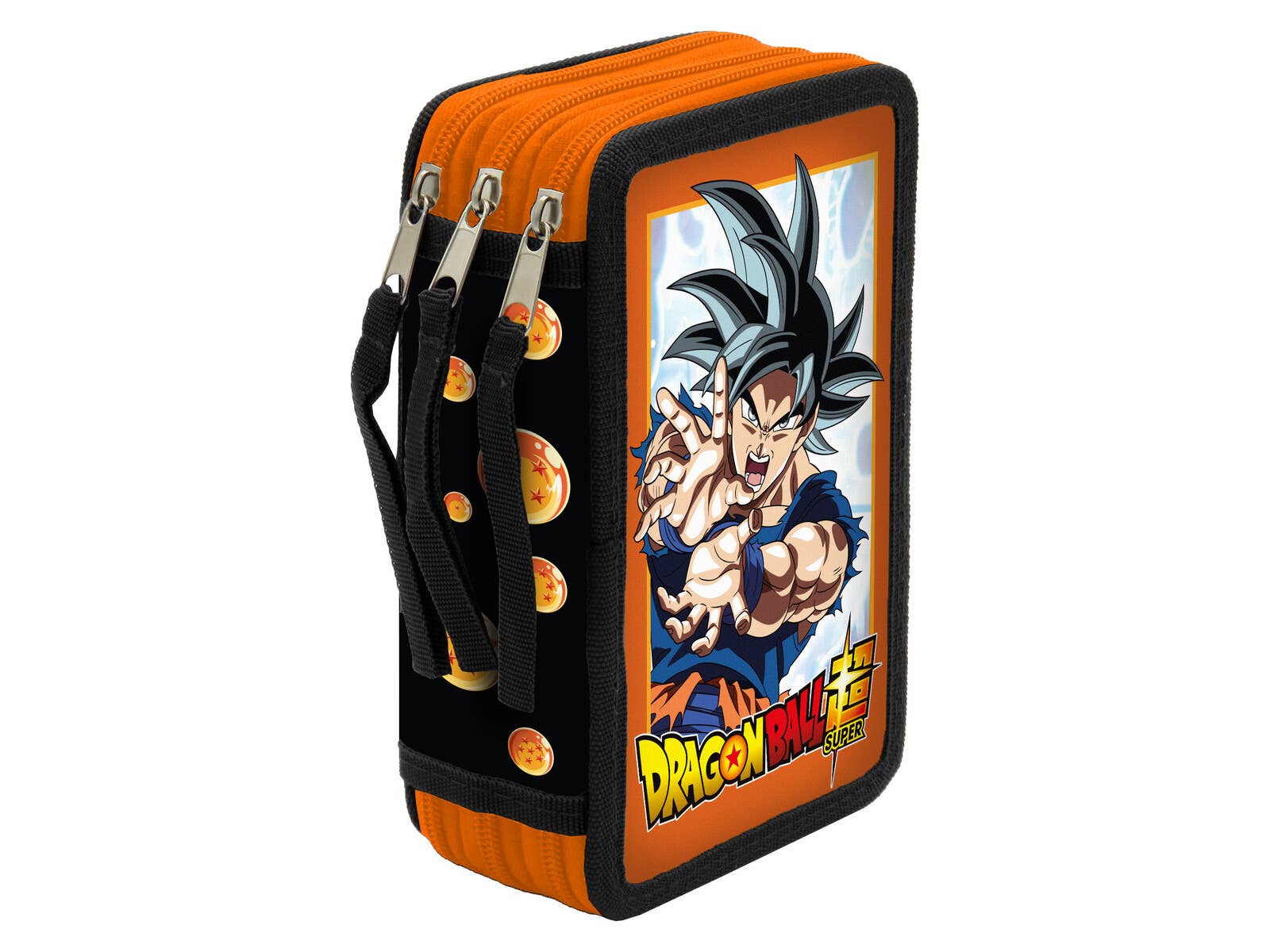 Dragon Ball penalhus i 3 etager med skolemateriale