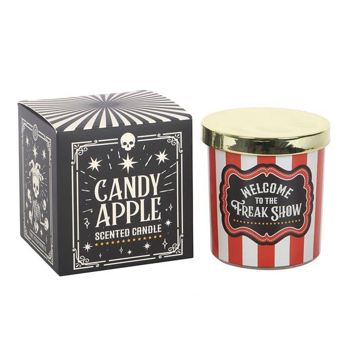 Mystic Circus "Welcome to the Freak Show" karamelæblelys