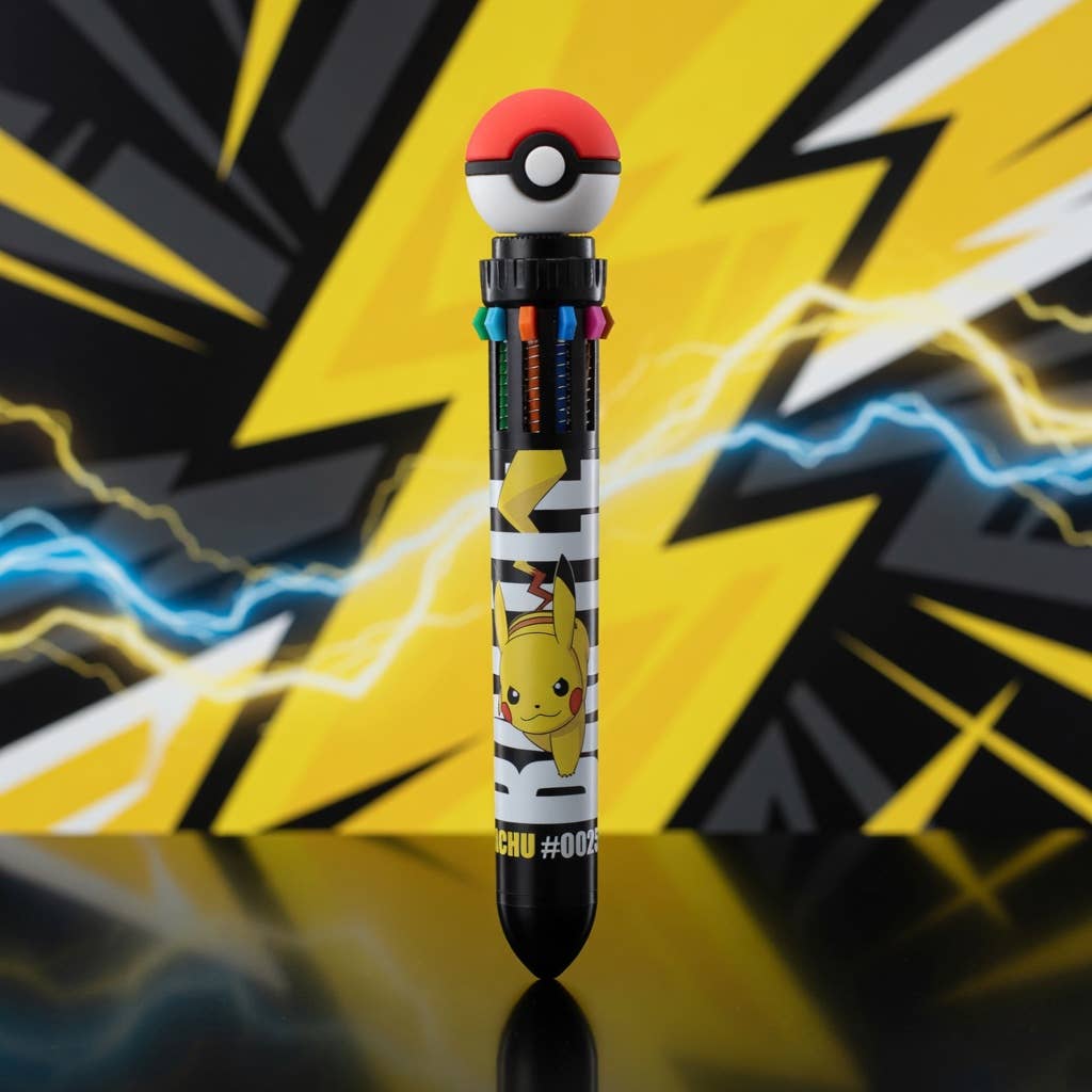 Pokémon Pokéball 10-i-1 Flerfarvet Pen