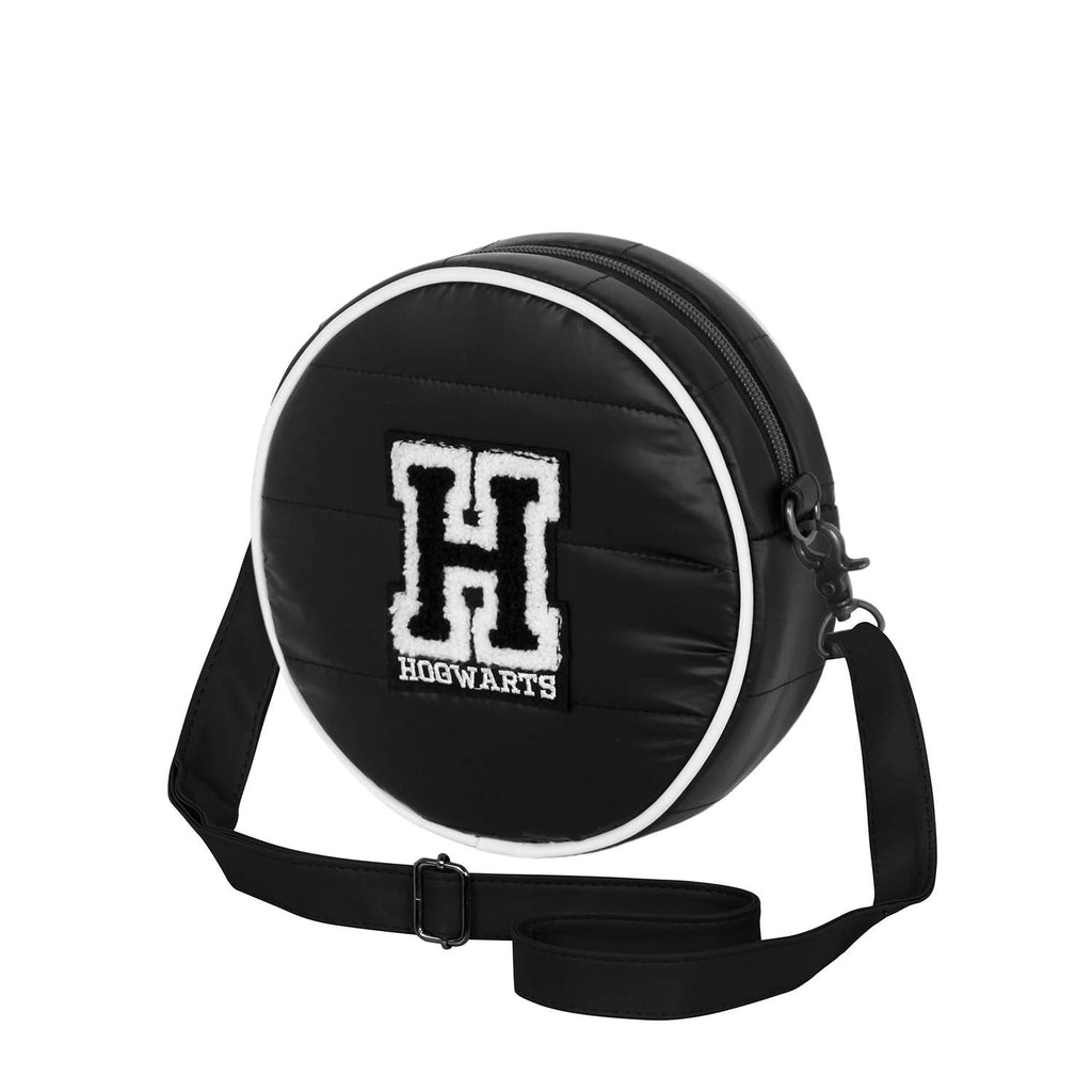 H-Round Crossbody Taske, Sort – Harry Potter – KARACTERMANIA
