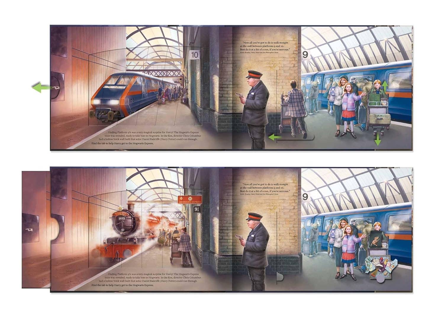 Harry Potters rejse til Hogwarts – Magisk pop-up-bog