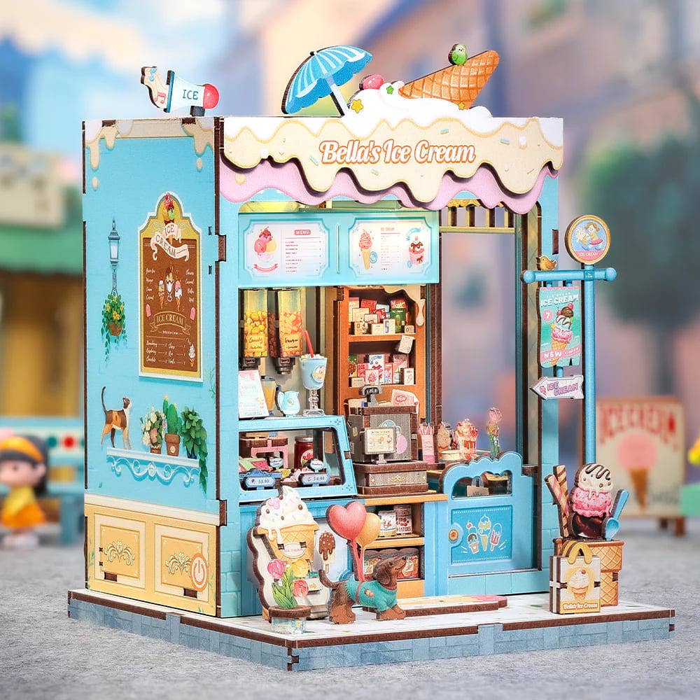 Bella's Ice Cream - Book Nook fra CUTEBEE