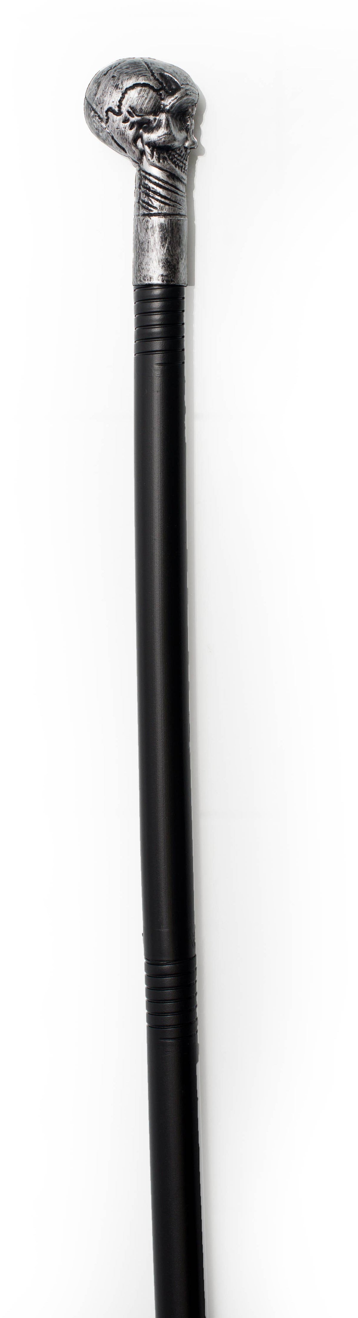 Partychimp - Skull Scepter Sølv - 3 stk 77 cm - Party Accessory
