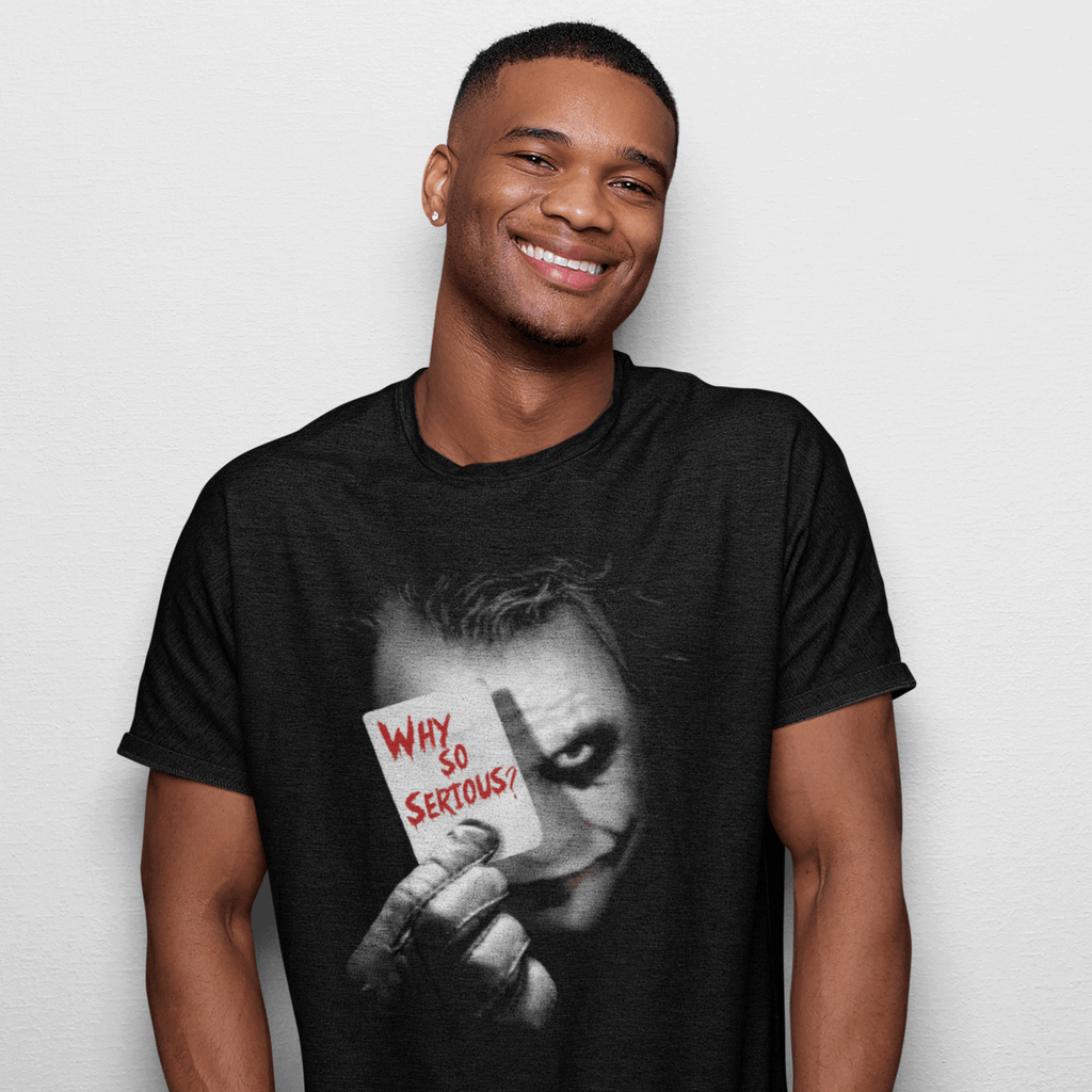 Batman Why So Serious T-Shirt fra Cotton Division