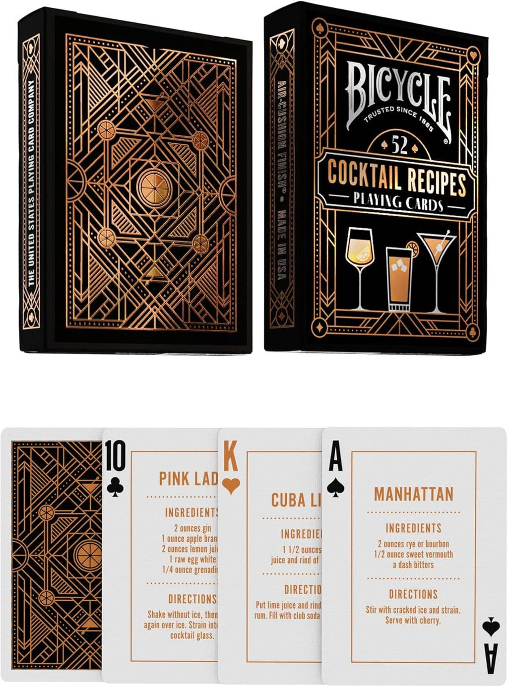 Bicycle Cocktail Playing Cards fra Bicycle