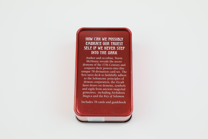 Occult Tarot Pocket Edition in Metal Tin fra Rockpool Publishing