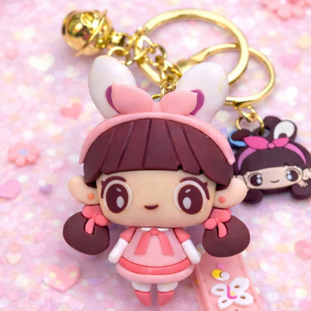 Manga Doll Kawaii Nøglering