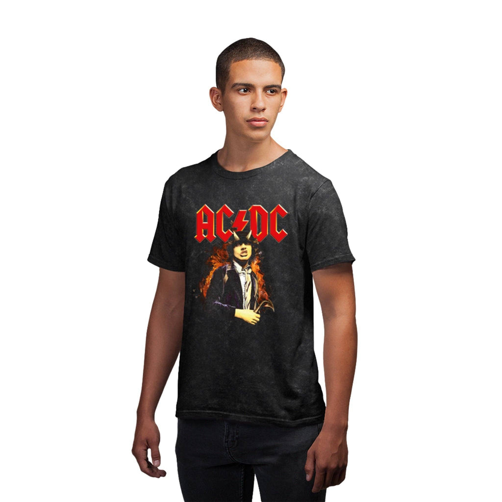 AC/DC Hell Devil Vintage T-Shirt fra Cotton Division