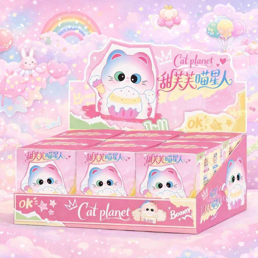 Blind Box – Cat Planet Kattefigur
