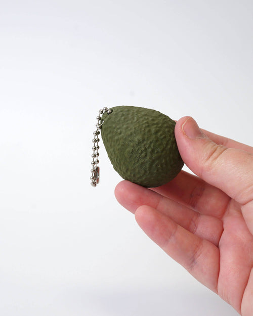 Avocado Klik-fidget Nøglering – Kawaii Taskepynt