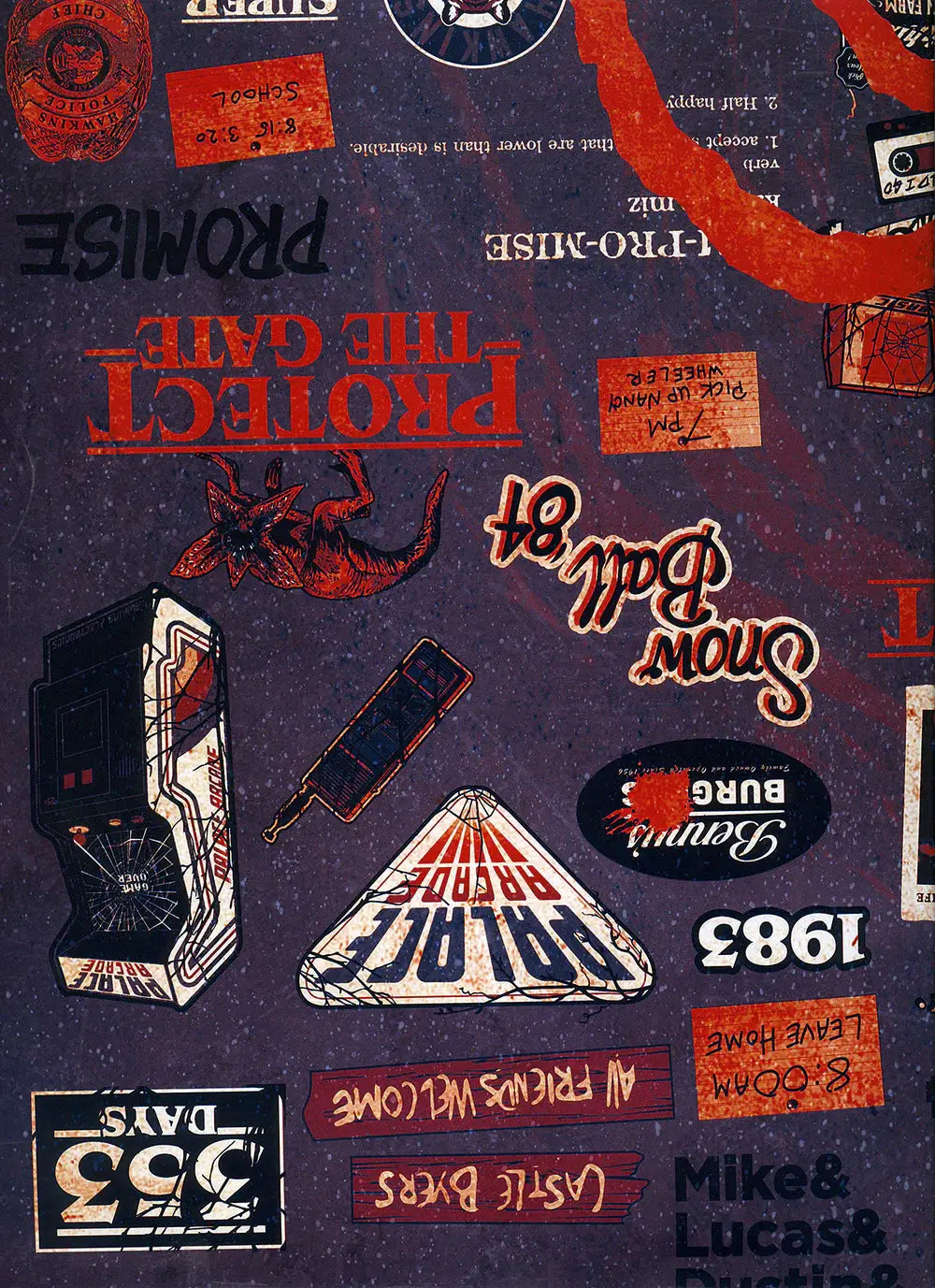 Close Up GmbH - Stranger Things plakat Opsiden ned 91,5 x 61 cm