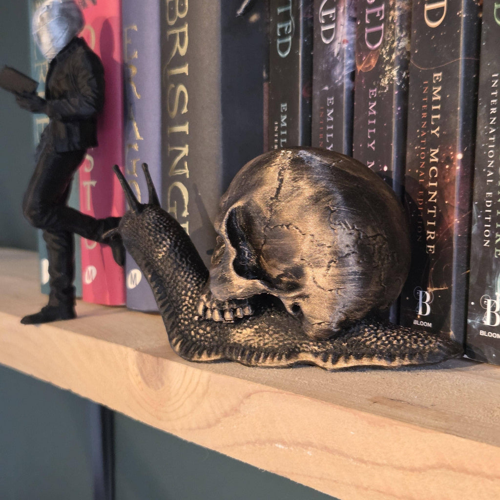 Gotisk kraniesnegl figur
