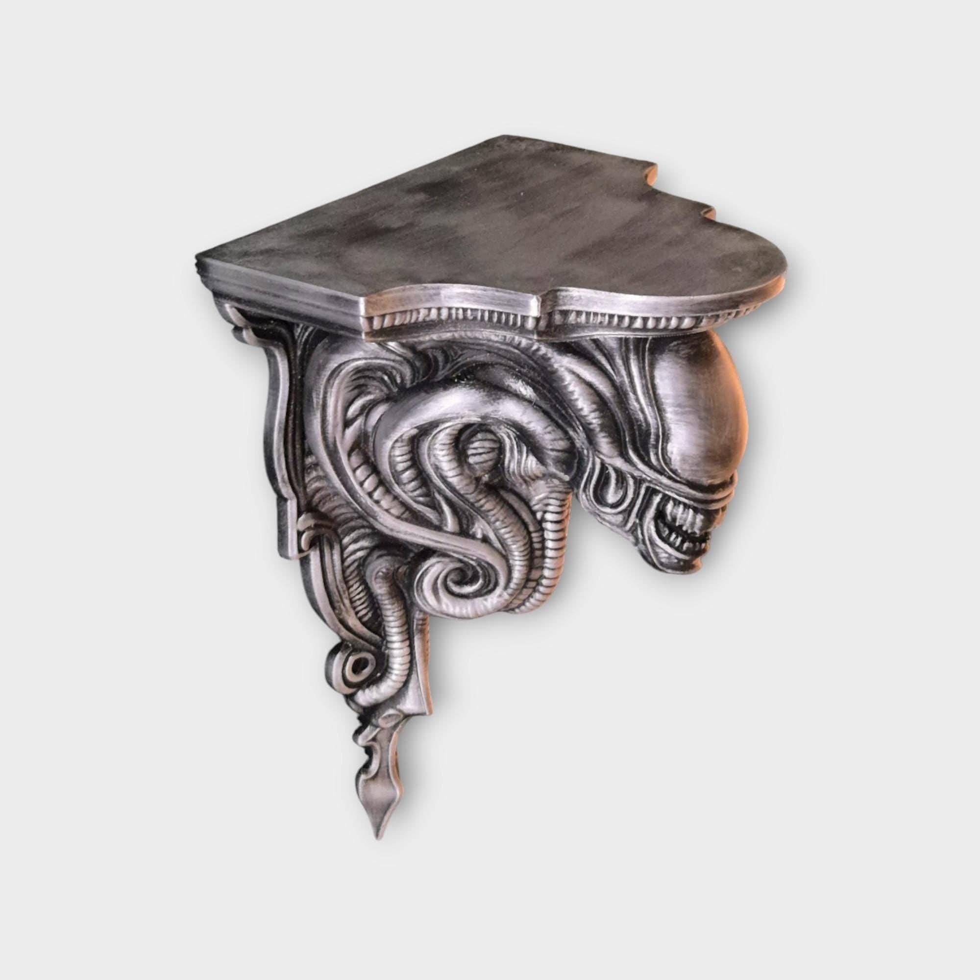 Alien xenomorph væghylde – Giger-inspireret