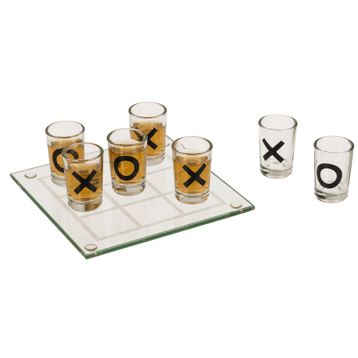 Drikkespil Tic Tac Toe med 9 Glas