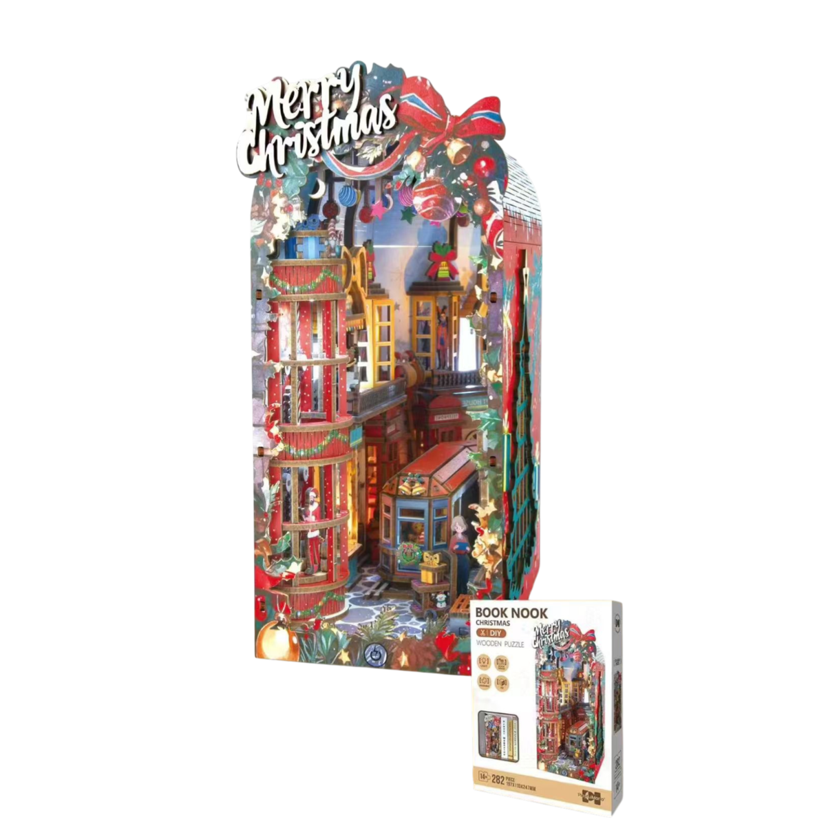 Merry Christmas – Book Nook fra SKY NET