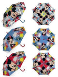 Lang paraply med automatisk åbning – Mickey Mouse