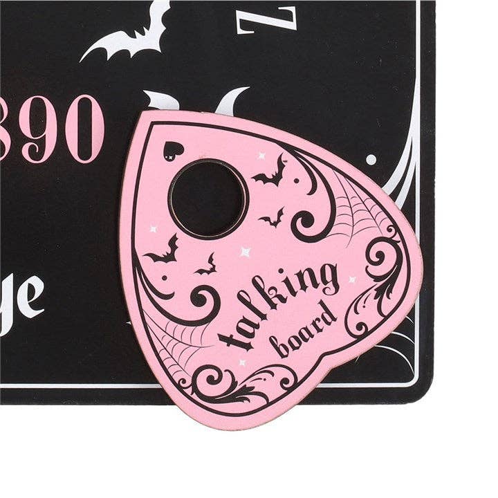 Pretty Deadly lyserød og sort ouija board