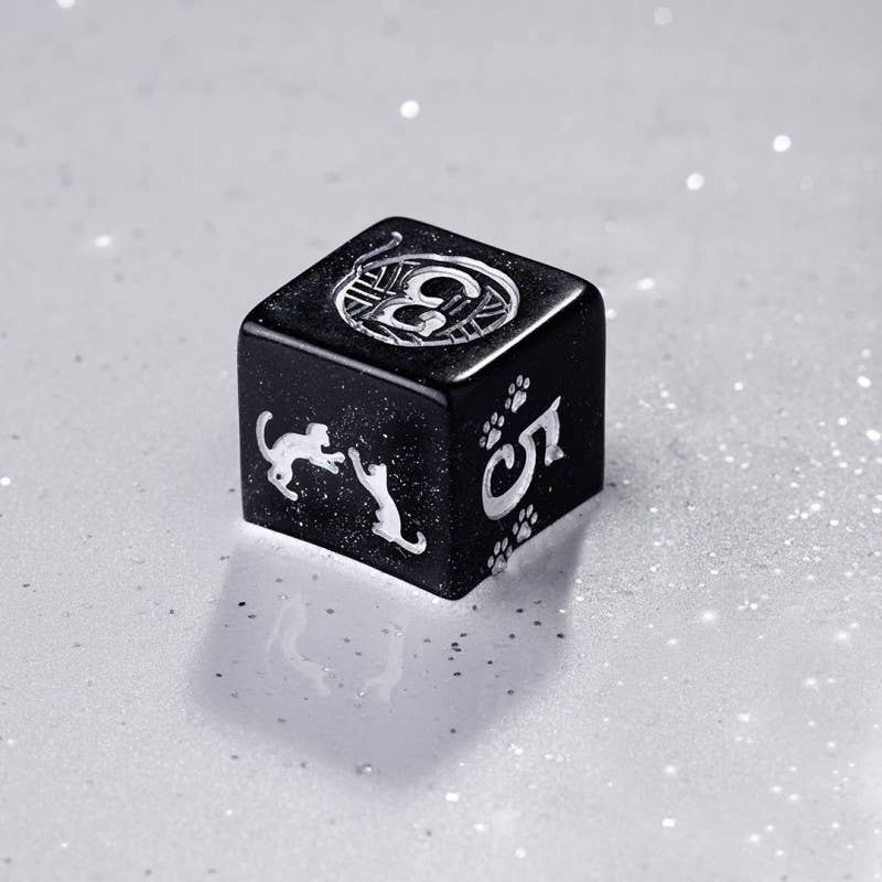 Cats Modern Dice Set Waffle fra Q-Workshop