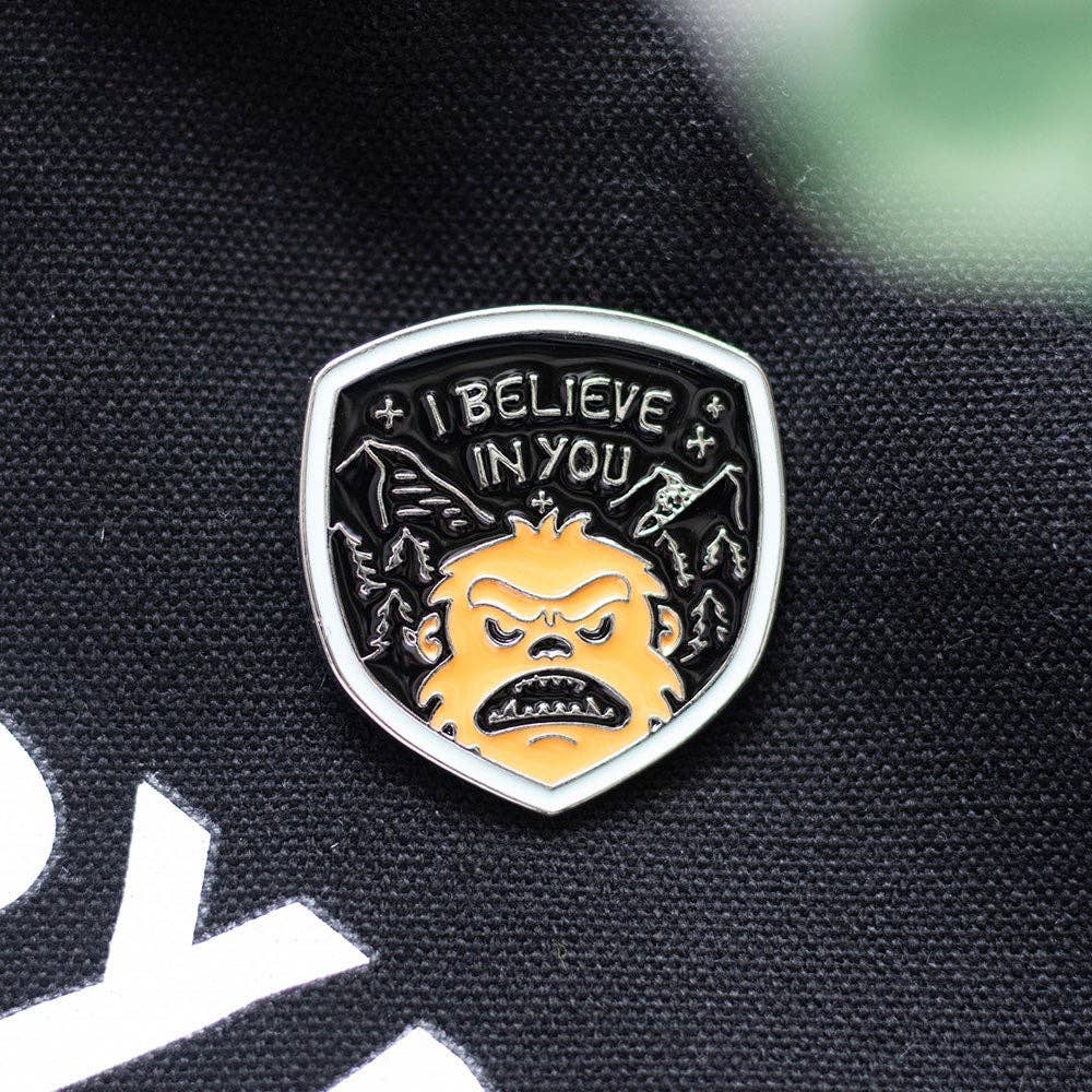 Bigfoot emalje pin badge