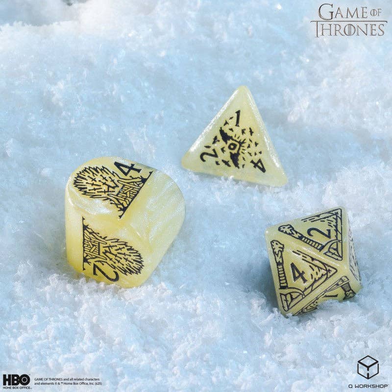 Game of Thrones Stark Terningsæt – House Stark | Q-Workshop