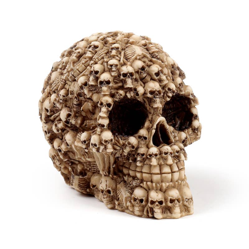Skulls Hoved Dekoration med Flere Kranier