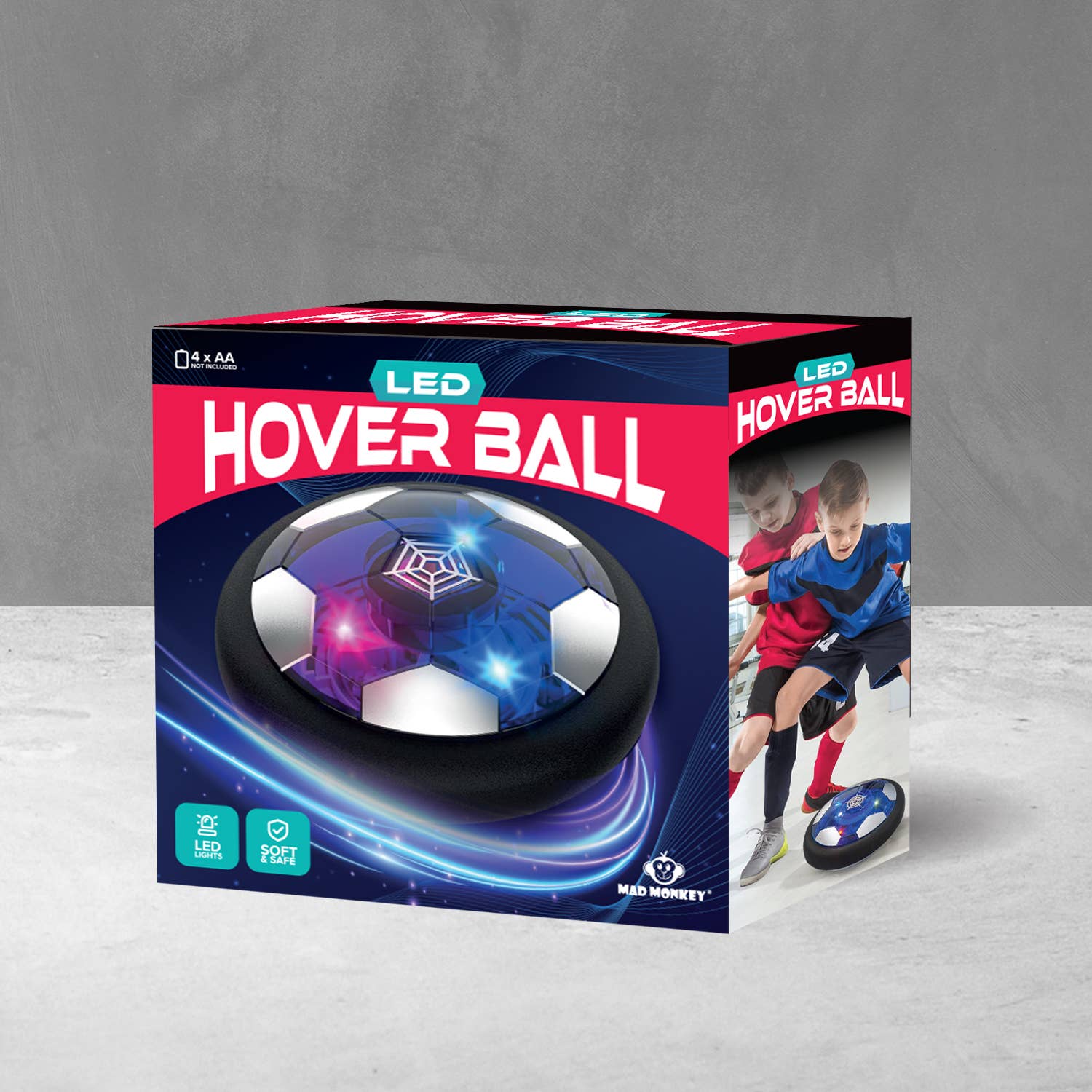 Hover Football – Svævende Fodbold med LED – Mad Monkey