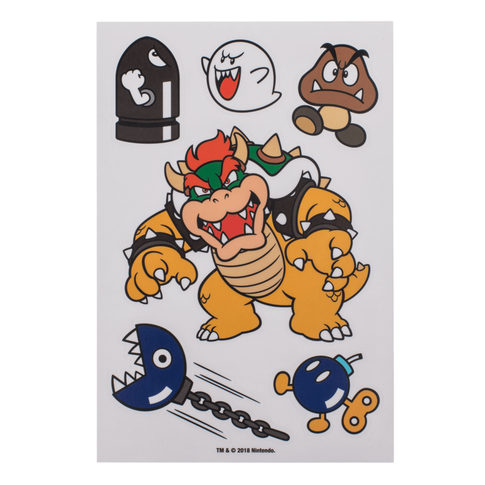 Super Mario – Tech-klistermærkesæt med 39 klistermærker