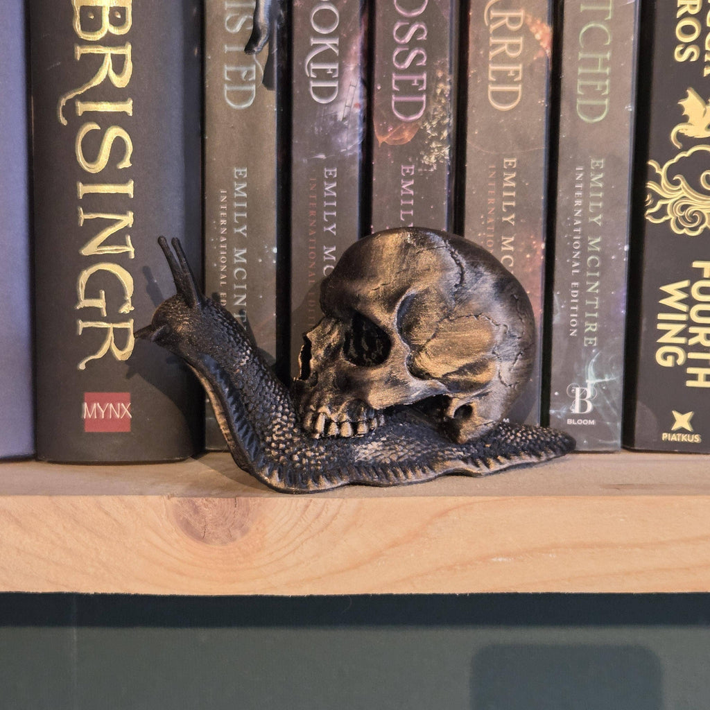 Gotisk kraniesnegl figur