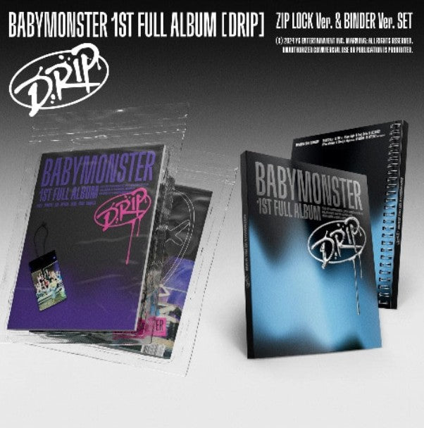 BABYMONSTER - Drip, 1st Full Album (Zip Lock / Binder Ver.)