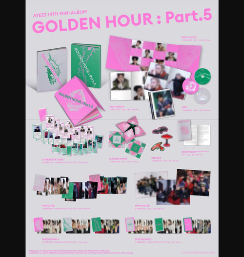 ATEEZ – Golden Hour: Part.5 (14th Mini Album)