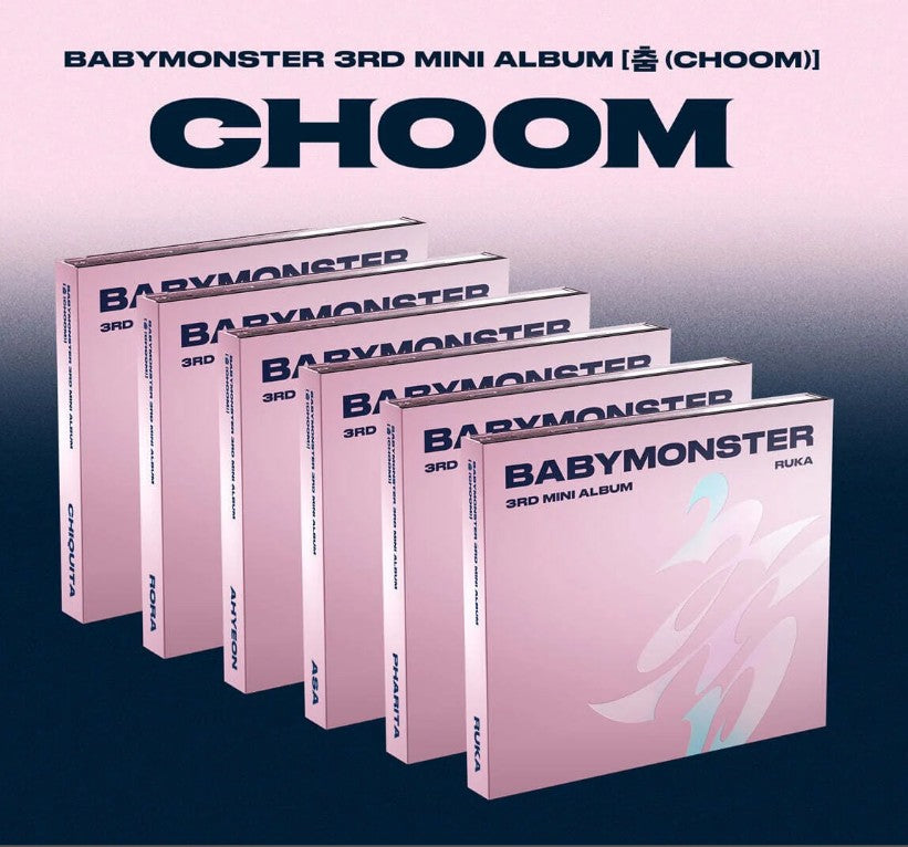(LUCKY DRAW) BABYMONSTER - 3rd MINI ALBUM [CHOOM] (Jewel Ver.)