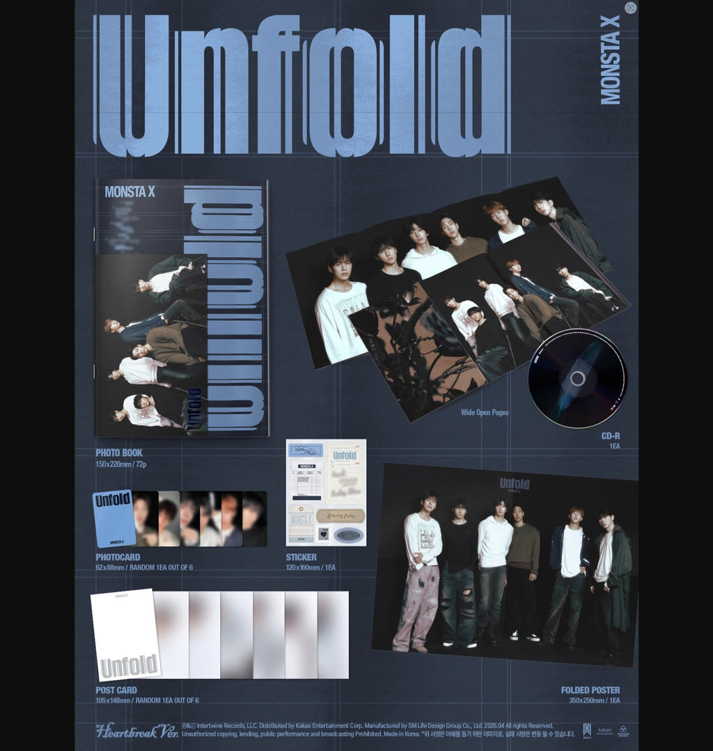 MONSTA X - English Album [Unfold]