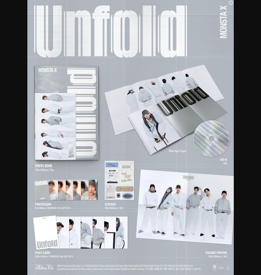MONSTA X - English Album [Unfold]