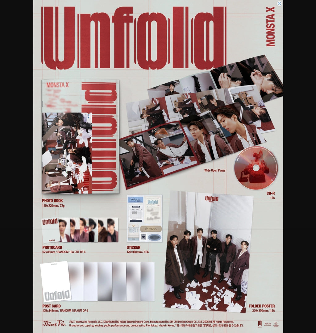 MONSTA X - English Album [Unfold]