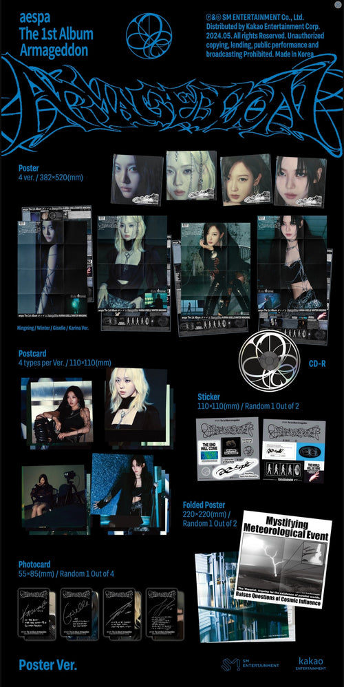aespa - The 1st Album [Armageddon] (Poster Ver.)