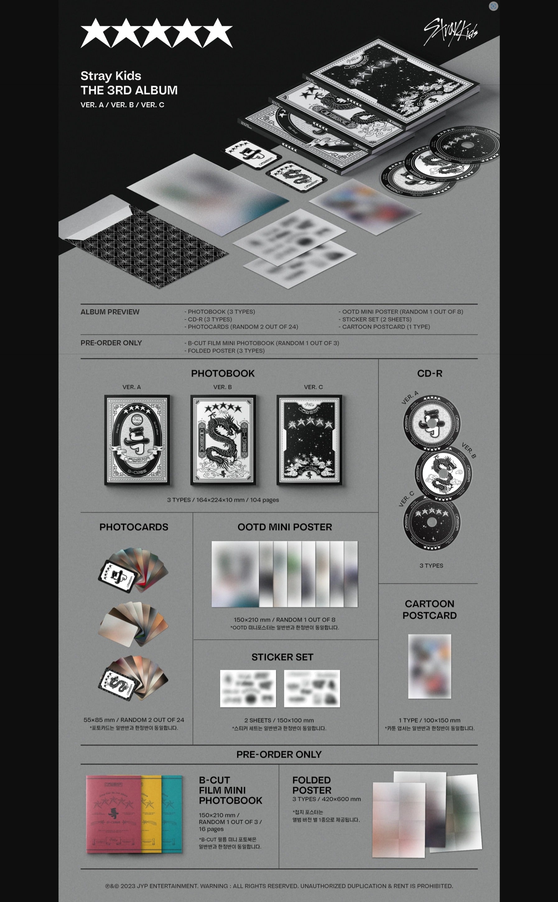 Stray Kids - 3rd Album [★★★★★(5-Star)] (Standard Ver.)