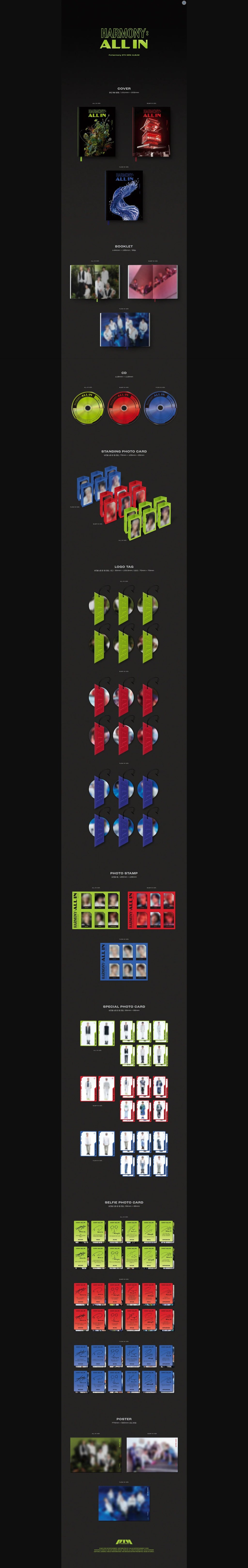 P1Harmony - 6th Mini Album [HARMONY : ALL IN]